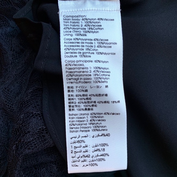 3.1 PHILLIP LIM Asymmetric Chantilly Lace Skirt - Picture 8 of 8